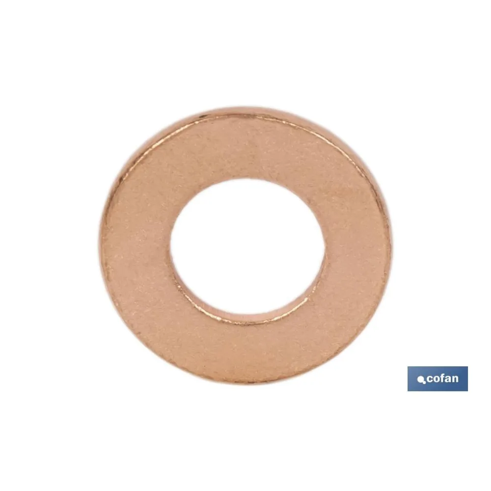 Comprar ARANDELA DE COBRE 10 x 20 x 2 TAPÓN Cofan | almacendeferreteriacor.es