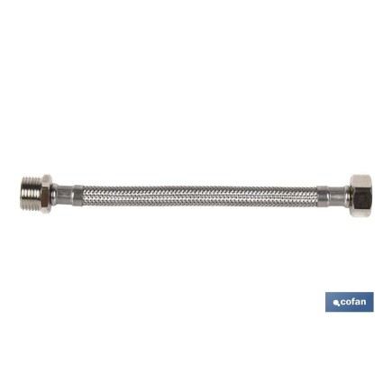 CONEXIÓN FLEXIBLE INOX M3/8- H3/8 20 CM.