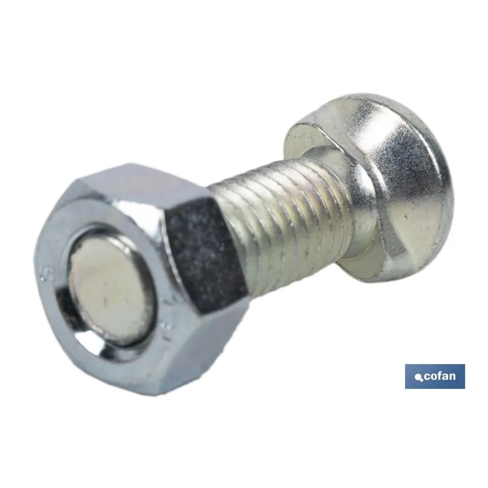 Comprar TORNILLO DOS PRISIONEROS C-8.8 M-12 Cofan | almacendeferreteriacor.es