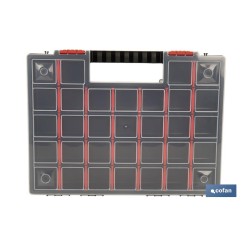 ESTUCHE ORGANIZADOR 32 COMPARTIMENTOS 399 X 303 X 50 MM