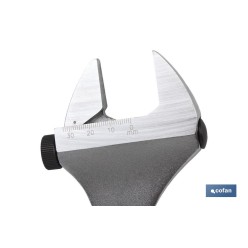 LLAVE AJUSTABLE MOLETA LATERAL 6