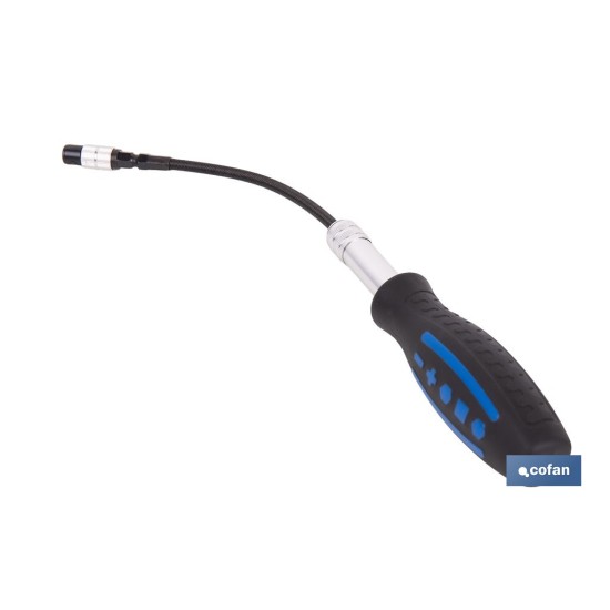 DESTORNILLADOR PORTAPUNTAS VARILLA FLEXIBLE