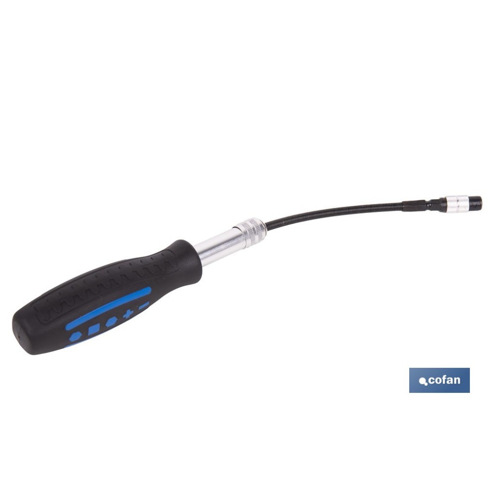 DESTORNILLADOR PORTAPUNTAS VARILLA FLEXIBLE
