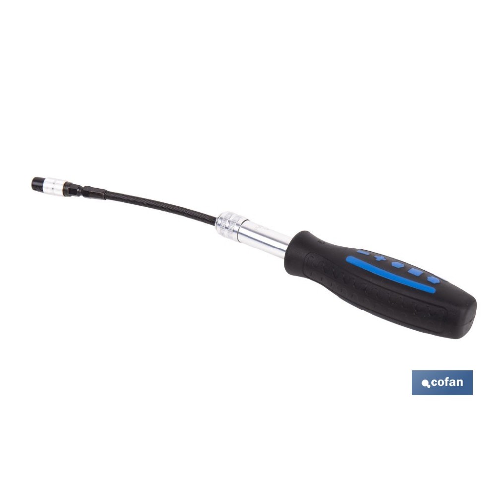 DESTORNILLADOR PORTAPUNTAS VARILLA FLEXIBLE