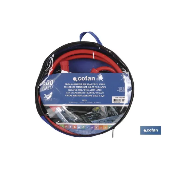 Comprar PINZAS DE ARRANQUE AISLADAS DE ZINC Cofan | almacendeferreteriacor.es