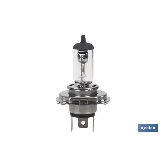 Comprar LÁMPARA HALÓGENA COFAN H4 (P43t) 12 Cofan | almacendeferreteriacor.es