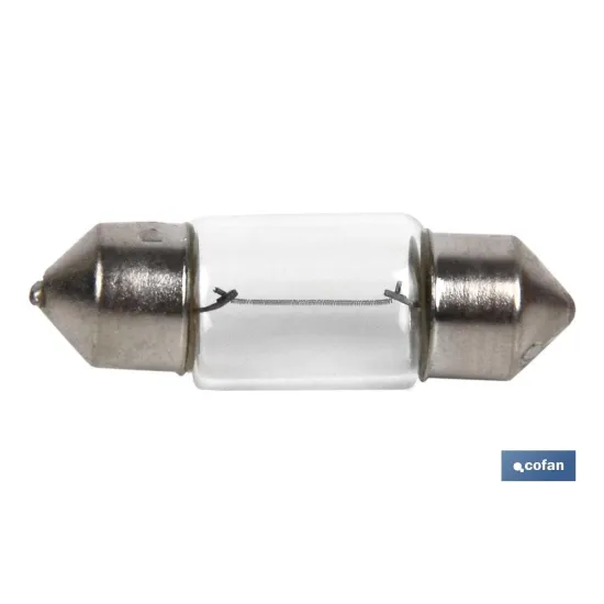 Comprar LÁMPARA PLAFONIER C10W (11X31mm) 12 Cofan | almacendeferreteriacor.es