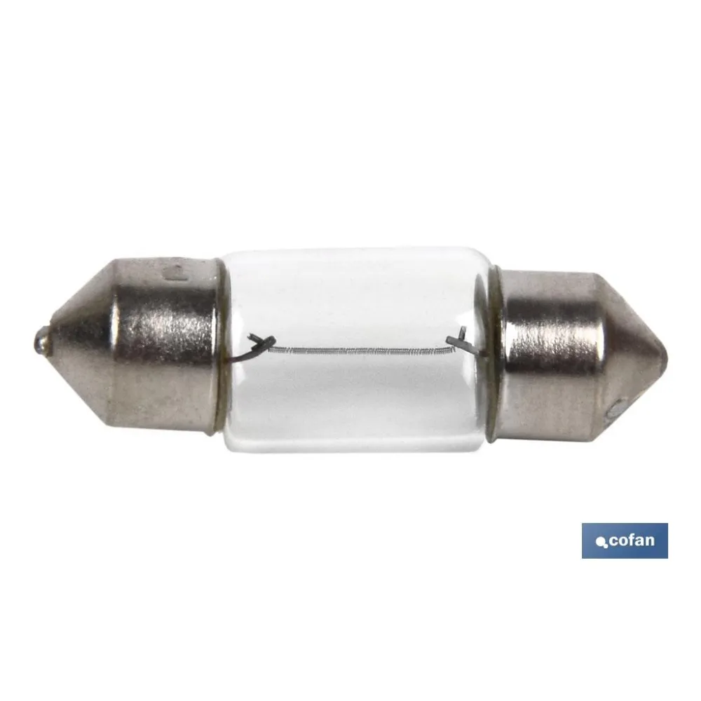Comprar LÁMPARA PLAFONIER C10W (11X31mm) 12 Cofan | almacendeferreteriacor.es