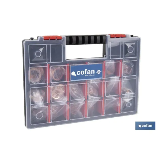 Comprar MALETIN 400 ARANDELAS DE COBRE (PAC Cofan | almacendeferreteriacor.es