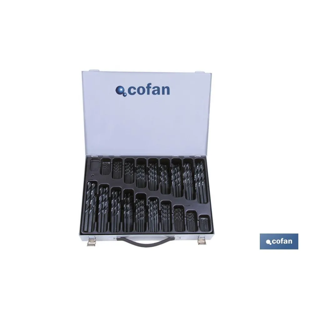 Comprar MALETIN SURTIDO BROCAS HSS 1-10 - 2 Cofan | almacendeferreteriacor.es