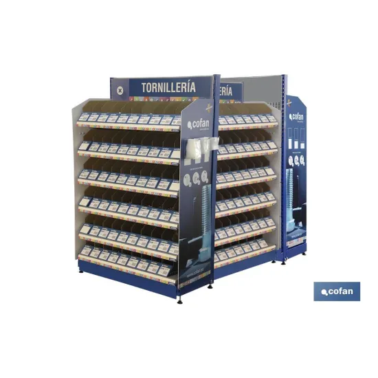 Comprar EXPOSITOR DE TORNILLERÍA DE 240 GAV Cofan | almacendeferreteriacor.es