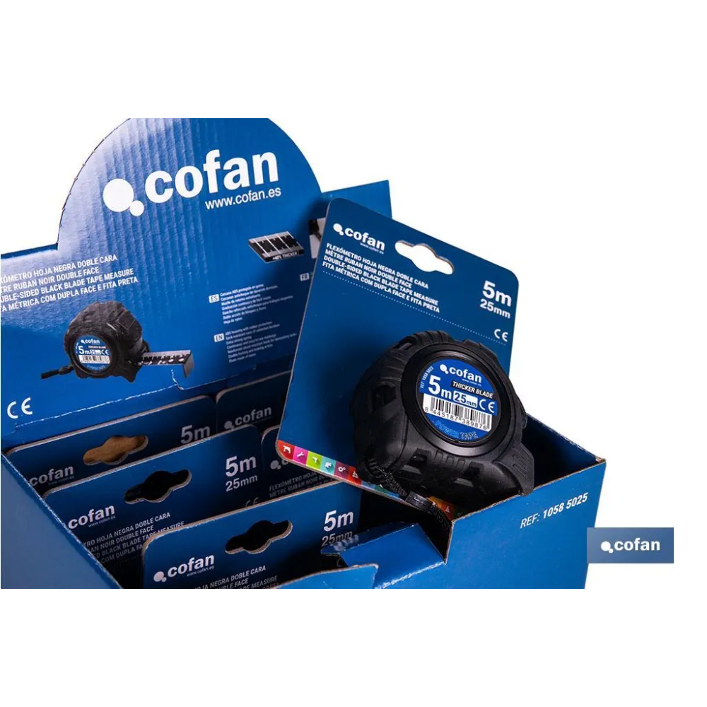 Comprar EXPOSITOR FLEXÓMETRO HOJA NEGRA DOB Cofan | almacendeferreteriacor.es