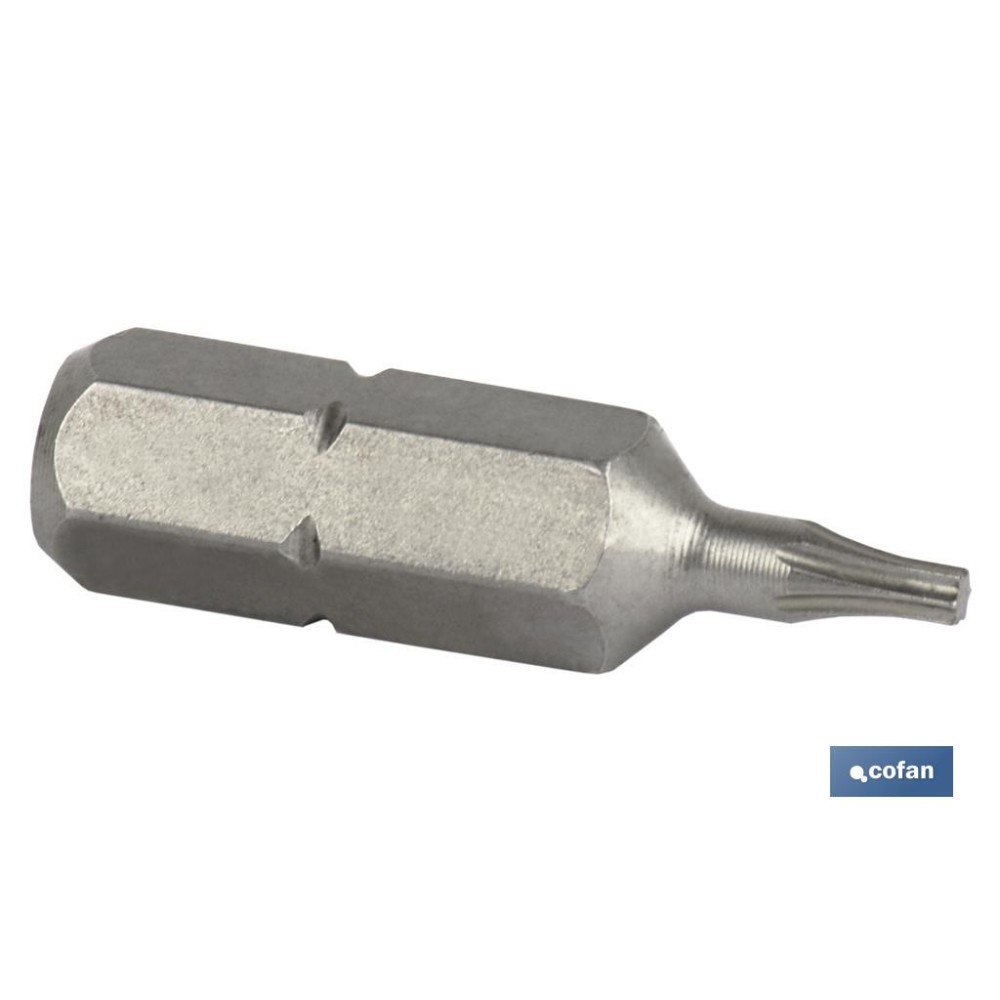 PUNTA DESTORNILL. TORX T-7, 25MM.