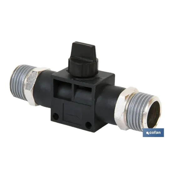 Comprar VALVULA DE CIERRE ROSCA R-1/8 (PACK Cofan | almacendeferreteriacor.es