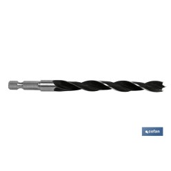 BROCA PARA MADERA MANGO HEX. 1/4 2 MM