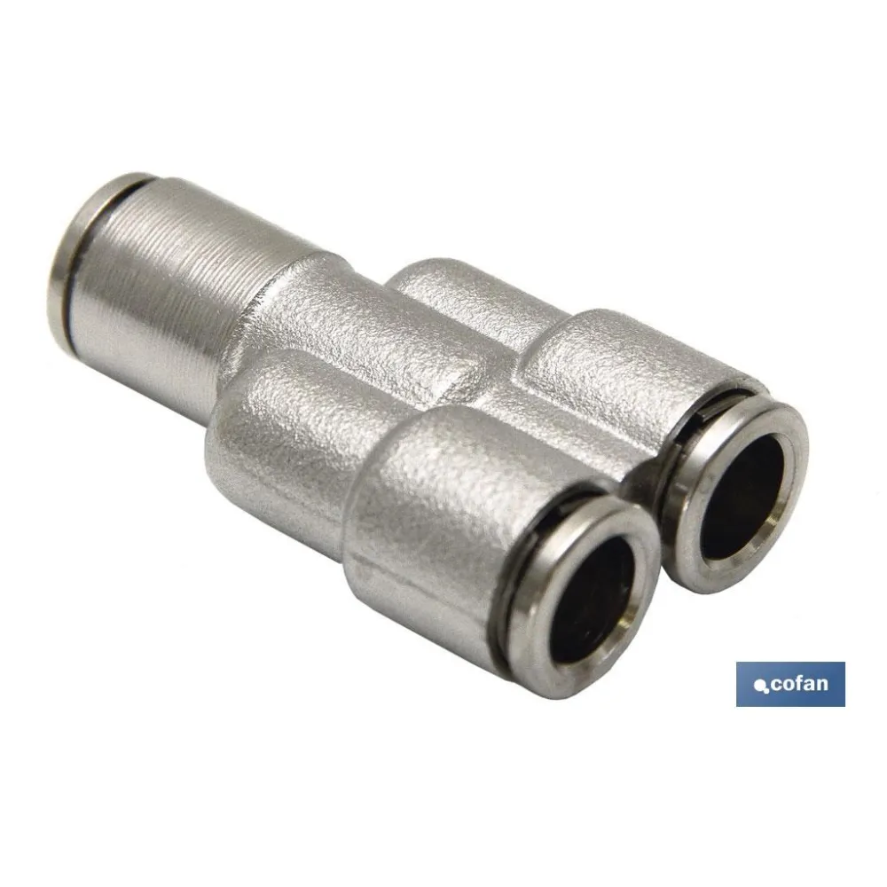 Comprar UNIÓN EN Y TUBO-TUBO LATÓN NIQ. M-8 Cofan | almacendeferreteriacor.es