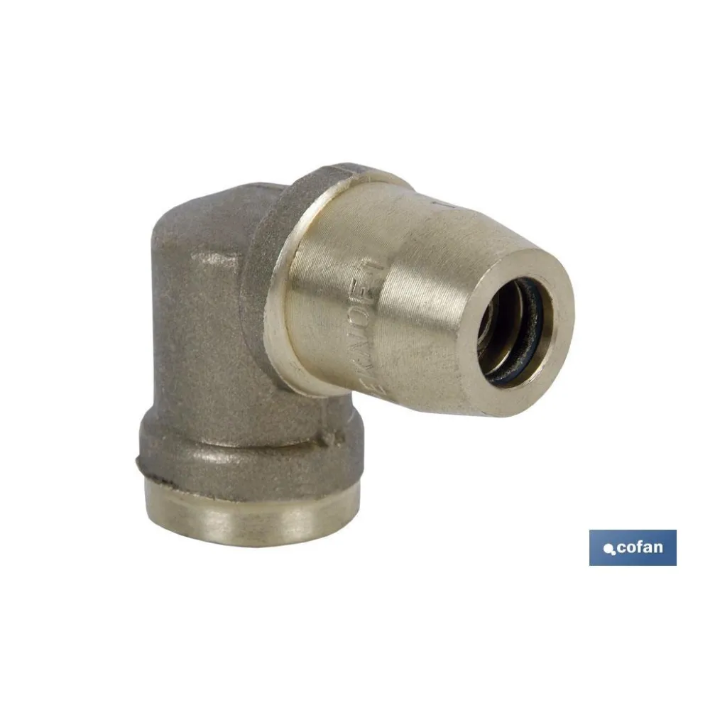 Comprar CODO CONECTOR  R A5 90º TUBO 6X1 (P Cofan | almacendeferreteriacor.es