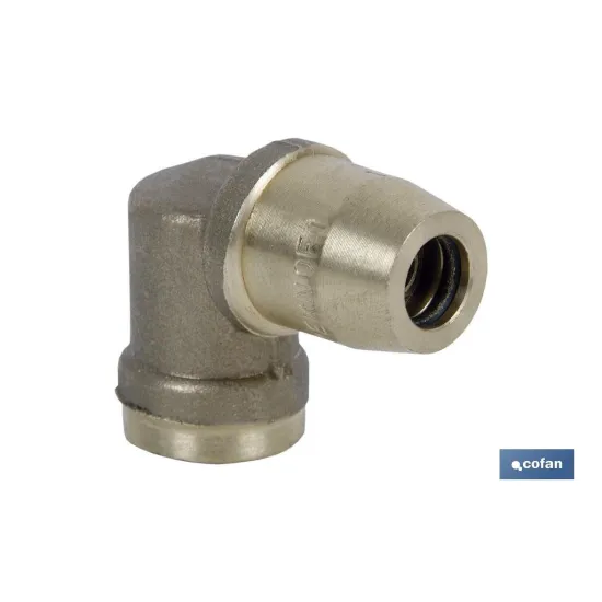Comprar CODO CONECTOR 90º  R A5 TUBO 8X1 (P Cofan | almacendeferreteriacor.es