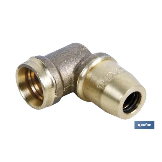 Comprar CODO CONECTOR 90º  R A5 TUBO 10X1,2 Cofan | almacendeferreteriacor.es