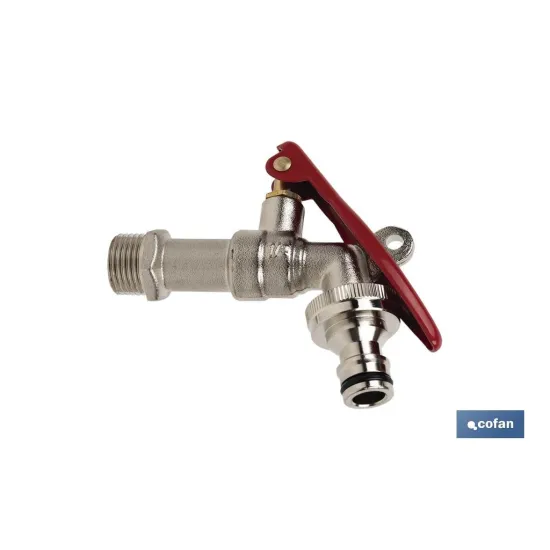 Comprar GRIFO CON MANETA PARA MANGUERA Y TO Cofan | almacendeferreteriacor.es