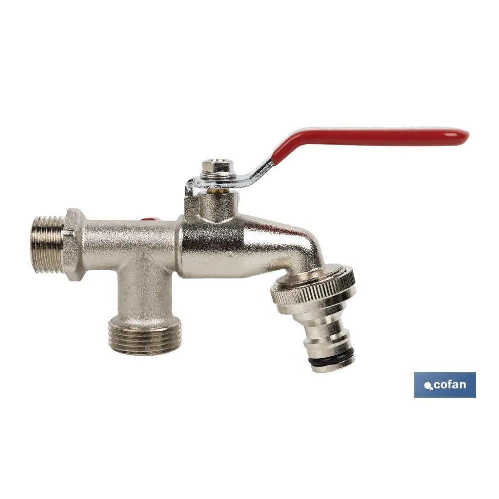 Comprar GRIFO CON MANETA PARA MANGUERA Y DO Cofan | almacendeferreteriacor.es