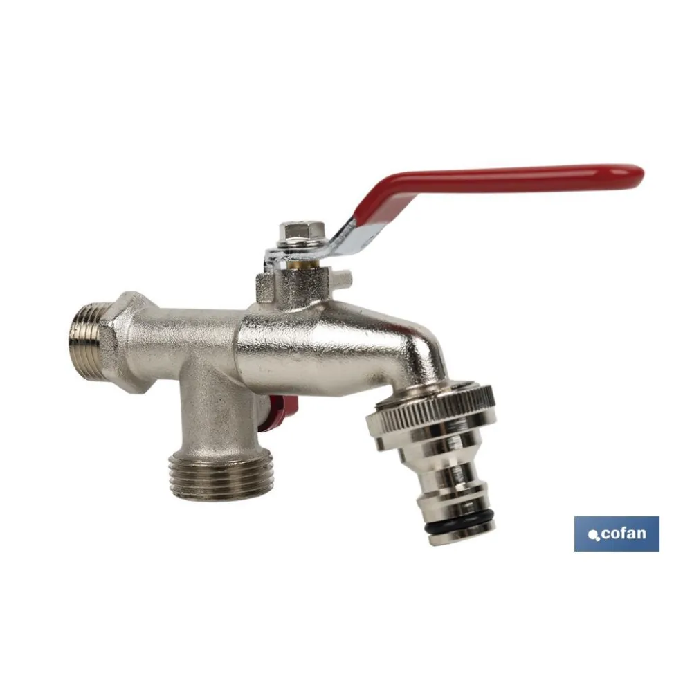 Comprar GRIFO CON MANETA PARA MANGUERA Y DO Cofan | almacendeferreteriacor.es