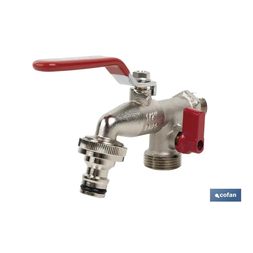 Comprar GRIFO CON MANETA PARA MANGUERA Y DO Cofan | almacendeferreteriacor.es