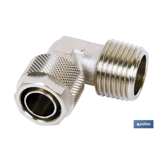 Comprar CODO CONICO MACHO T-8/6 R-1/2 (PACK Cofan | almacendeferreteriacor.es