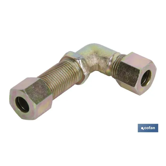 Comprar RACOR CURVO TUBO 8 - ROSCA 14 X 1,5 Cofan | almacendeferreteriacor.es