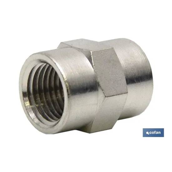Comprar MANGUITO H-H LATÓN NIQUELADO R-1 (P Cofan | almacendeferreteriacor.es
