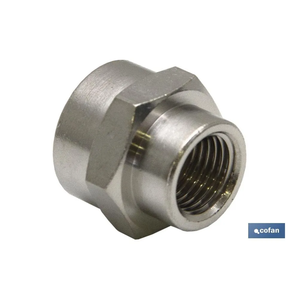 Comprar MANGUITO H-H REDUCIDO LATÓN NIQ. M- Cofan | almacendeferreteriacor.es