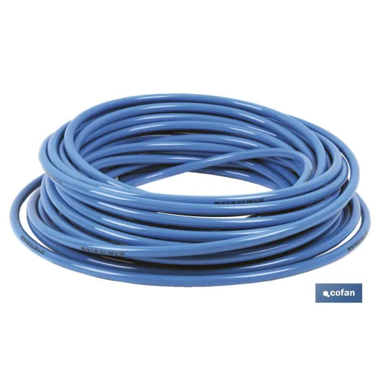 Comprar CAJA 25MT TUBO POLIURETANO AZUL 5,5 Cofan | almacendeferreteriacor.es