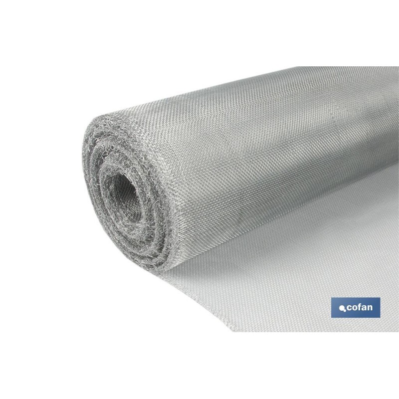 MALLA MOSQUITERA ALUMINIO G-16X16  (1.0X25 M)