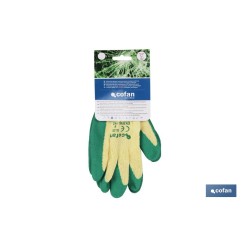 BLÍSTER DE GUANTE DE LÁTEX RUGOSO VERDE TALLA 10 VENTA UNITARIA