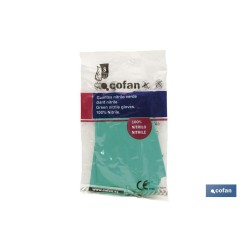 GUANTE VERDE NITRILO T 6,5