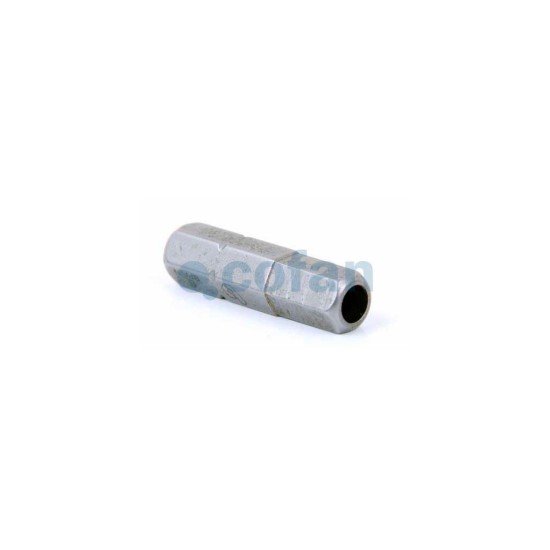 PUNTA DE DESTORNILLADOR HEXAGONAL INVIOLABLE 6 25 MM VENTA UNITARIA