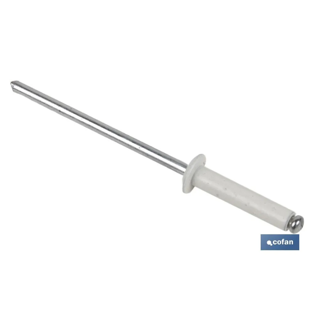 Comprar REMACHE ALUMINIO NORMAL BLANCO 3.2  Cofan | almacendeferreteriacor.es