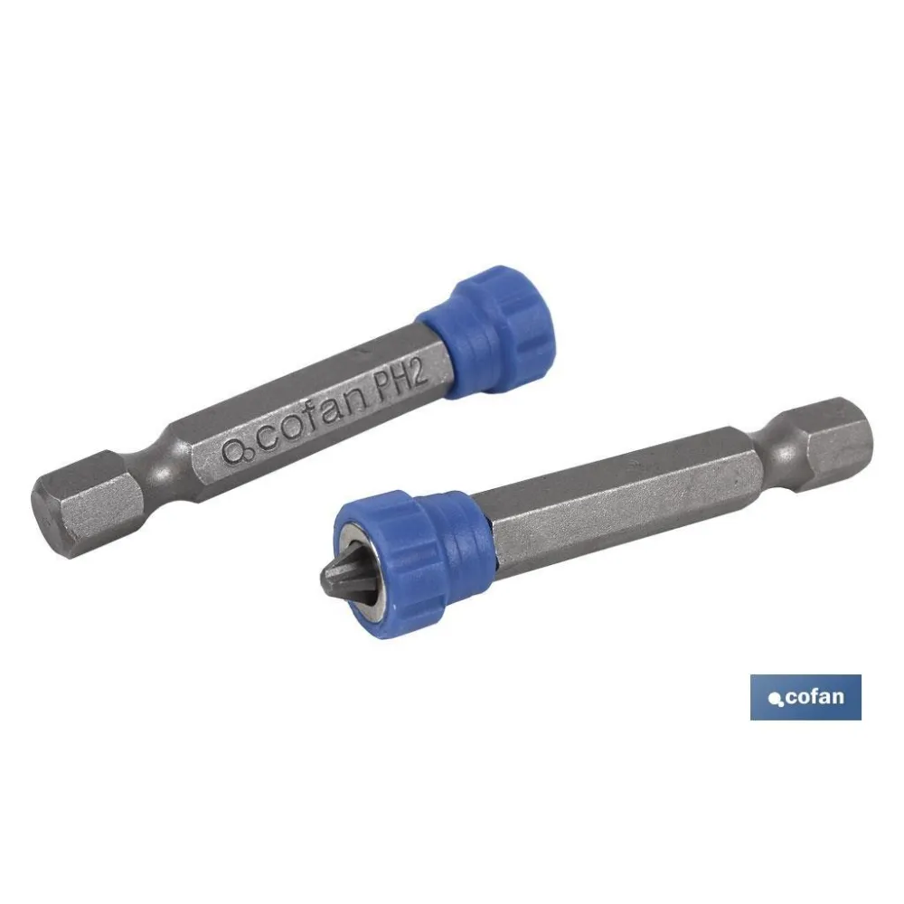 SET 2 PUNTAS 1/4 C/MAGNETISMO PH-2