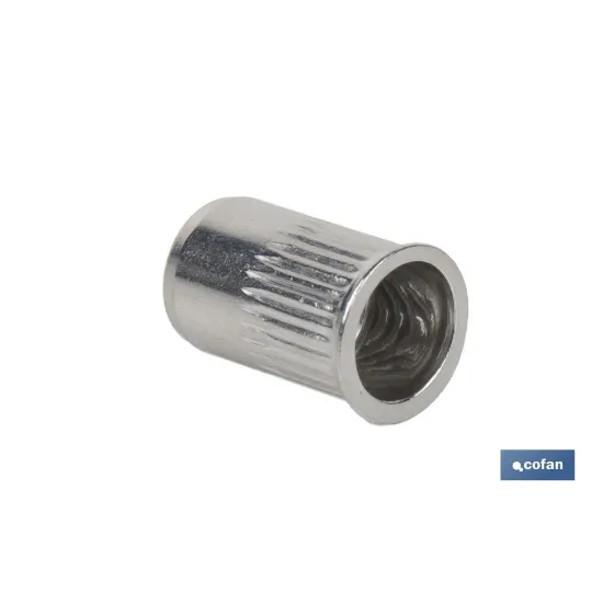 Comprar TUERCAS REMACHABLES RANURADAS CABEZ Cofan | almacendeferreteriacor.es