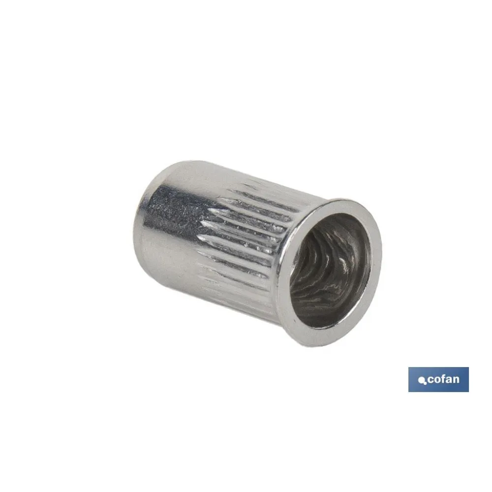 Comprar TUERCAS REMACHABLES RANURADAS CABEZ Cofan | almacendeferreteriacor.es