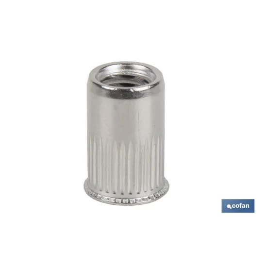 Comprar TUERCAS REMACHABLES RANURADAS CABEZ Cofan | almacendeferreteriacor.es