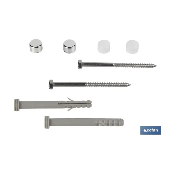 Comprar SET DE 2 PCS. PARA SANITARIO WC TAC Cofan | almacendeferreteriacor.es