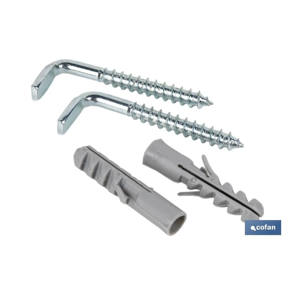 Comprar SET DE 2 PCS. TACO Y ALCAYATA PARA  Cofan | almacendeferreteriacor.es