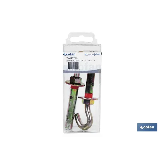 Comprar BLÍSTER DE 1 UD. TACO DE METAL GANC Cofan | almacendeferreteriacor.es