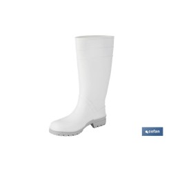 BOTA AGUA PVC BLANCA TALLA 44