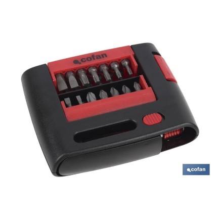 SET PUNTAS ADAPTADOR PH, PZ, TORX, SL  (15 pcs.)