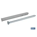 Comprar TACO LARGO DE GOLPE CON TORNILLO PO Cofan | almacendeferreteriacor.es
