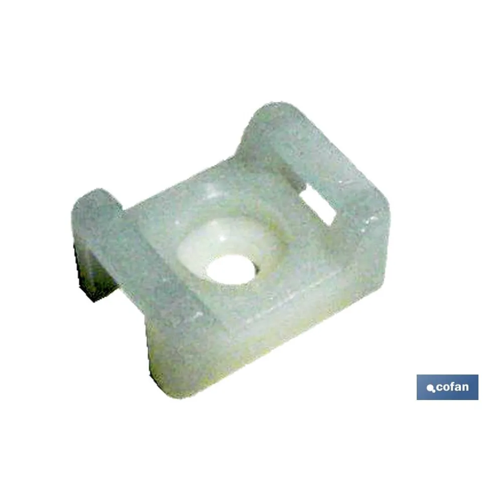 Comprar BASE BRIDAS ATORNILLABLE 9mm (PACK: Cofan | almacendeferreteriacor.es