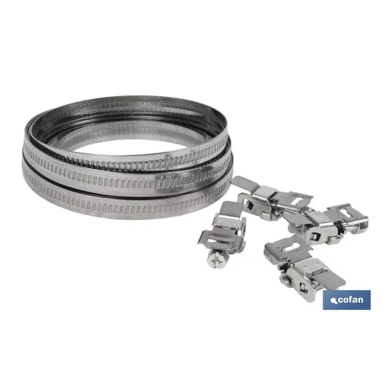 Comprar ABRAZADERA CONTINUA INOX PARA CORTA Cofan | almacendeferreteriacor.es