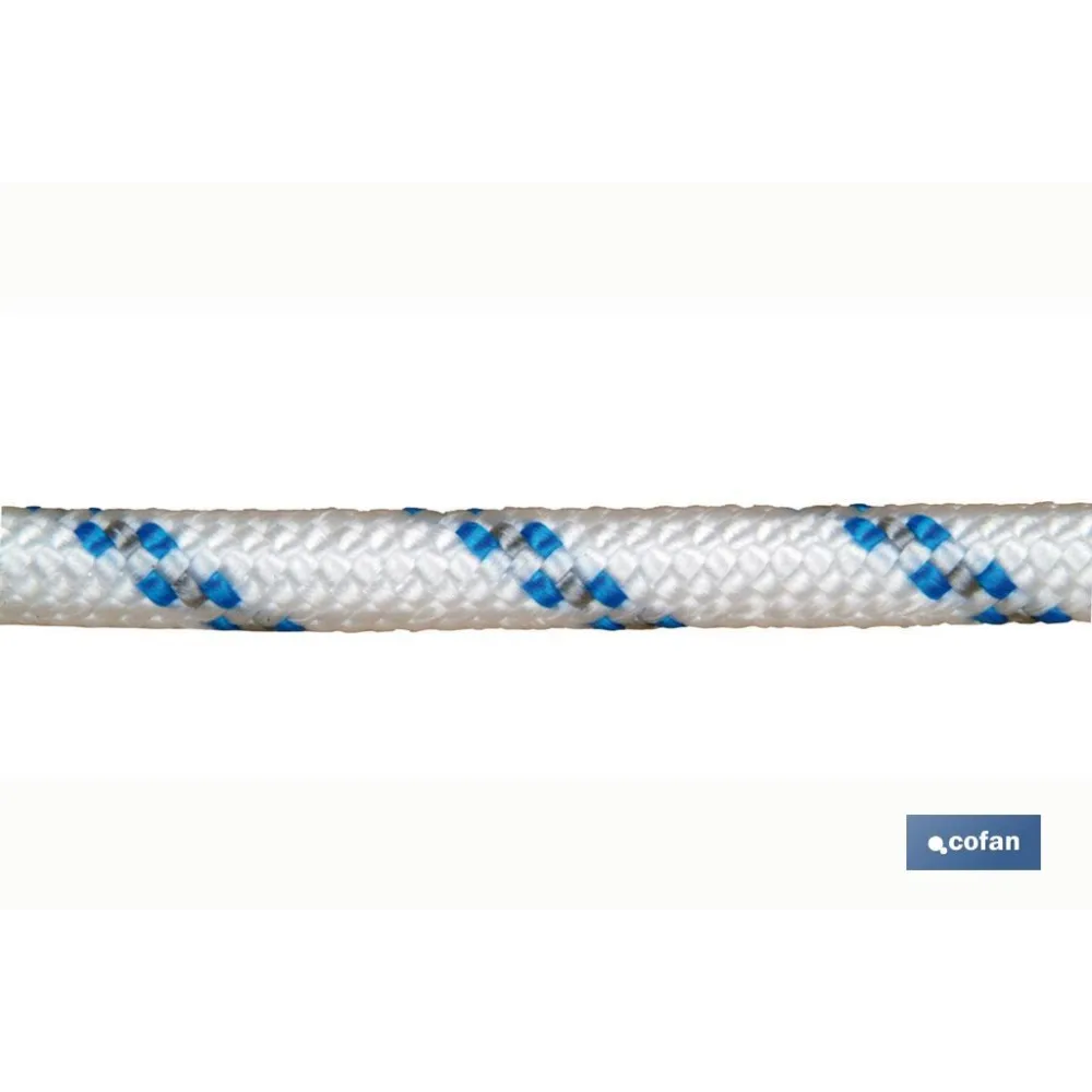 Comprar CARRETE CUERDA TRENZADA POLI 6MM 20 Cofan | almacendeferreteriacor.es